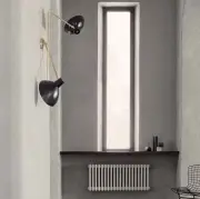 Lampa VV Cinquanta czarna rama-czarny i biały klosz Astep