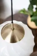Lampa wisząca Twist 25 cm okrągła antyczny mosiądz Halo Design