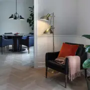 Lampa ścienna Metropole mosiężna Halo Design