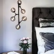 Lampa wisząca atom vertical przydymiona Halo Design