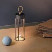 Lampa zewnętrzna In Vitro Unplugged antracytowa Flos