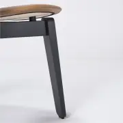 Krzesło Nora Lounge skórzane Gazzda