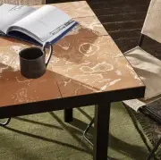 Stół Flod terracotta Ferm Living