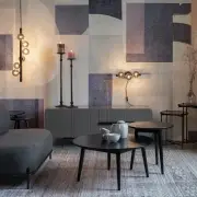 Lampa wisząca Monica szkło przydymione White Label Living