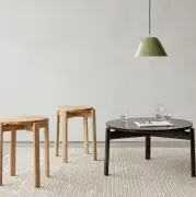 Stolik Kawowy Passage 70 Cm Ciemny Dąb Audo Copenhagen