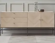 Komoda tv Luxe dąb bielony Bolia