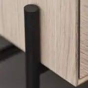 Komoda tv Luxe dąb bielony Bolia