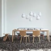 Stołek X-Stool dąb lakierowany Bolia