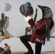 Lampa ścienna Ugo Rilla ciemnoszara Karman