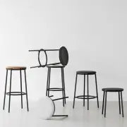 Stołek barowy Circa Ultra Leather Brandy Normann Copenhagen