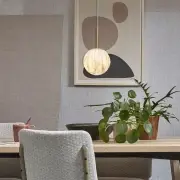 Lampa wisząca Carrara 1 22 cm kula Its about Romi