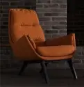 Fotel Michael Z Podnóżkiem Light Grey