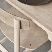 Krzesło Conscious Wood Waste Grey Mater