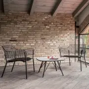Krzesło ogrodowe Lyze Teak białe Emu