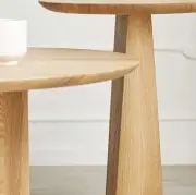 Stolik okazjonalny Root h;54 cm dąb olejowany Bolia