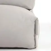Pufa ogrodowa Square jasnoszara kave home