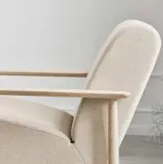 Fotel Visti Nantes Light Beige dąb olejowany Bolia