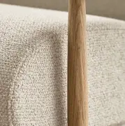 Fotel Visti Nantes Light Beige dąb olejowany Bolia