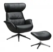 Fotel Wypoczynkowy More Platin Black Flexlux
