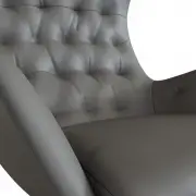 Fotel Linden z podnóżkiem Omaha Slate Grey