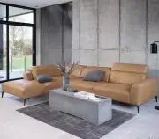 Sofa Ronneby 3 seater Super Velvet Warm Yellow
