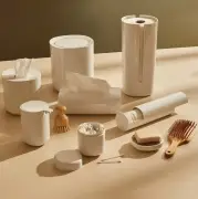 Stojak na papier toaletowy Birillo biały Alessi