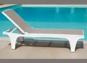 Leżak Tahiti z antracytową ramą Scab Design