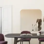 Lustro ścienne Bevel CS5139-R brąz Calligaris