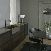 Lampa stołowa Kizu 35 cm szary marmur New Works