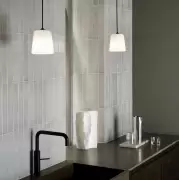 Lampa wisząca Material szkło opalizowane New Works