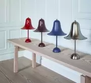 Lampa stołowa Pantop połysk czerwona Verpan