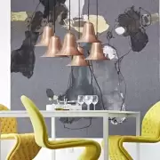 Lampa stołowa Pantop połysk piaskowa Verpan