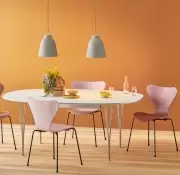 Stół Superellipse 135 cm laminat special szary Fritz Hansen
