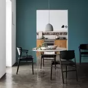 Stół Superellipse 135 cm laminat special szary Fritz Hansen
