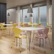 Stół Superellipse 135 cm laminat special szary Fritz Hansen