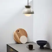 Lampa stołowa Butterfly szara Frandsen