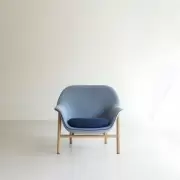 Fotel Drape niski Ultra Leather dąb Normann Copenhagen