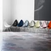 Krzesło Drop 3110 oliwkowa zieleń Fritz Hansen