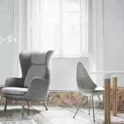 Krzesło Drop 3110 oliwkowa zieleń Fritz Hansen