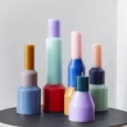 Świeca Pillar S fuschia HAY