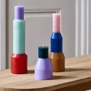 Świeca Pillar M pomarańczowa HAY