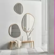 Lustro ścienne Elope 119 cm dąb bielony Bolia