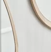 Lustro ścienne Elope 119 cm dąb bielony Bolia