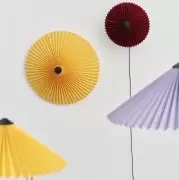 Lampa stołowa Matin mała jasna czerwień Hay