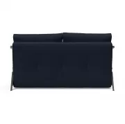 Sofa rozkładana Cubed 160 cm chromowana podstawa Dance Blue Innovation