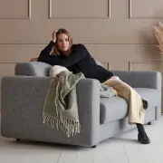 Sofa rozkładana Killian Spring 160 cm Twist Granite Innovation