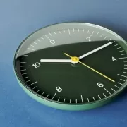 Zegar ścienny Wall Clock czarny HAY