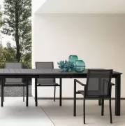 Stół rozkładany do ogrodu Konnor 200x300 cm antracytowy Bizzotto