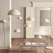 Lampa wisząca Aluna 27 cm kremowa Bolia
