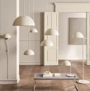Lampa wisząca Aluna 60 cm kremowa Bolia